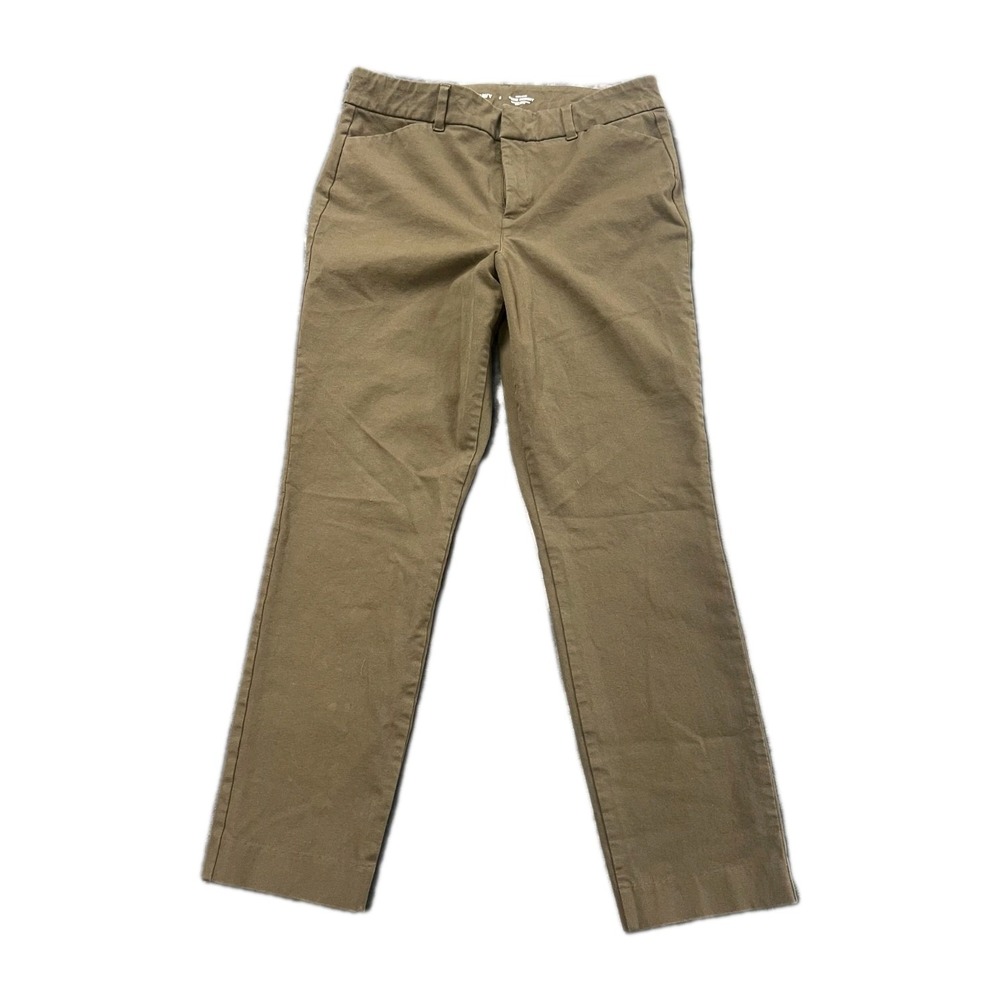Old Navy Pixie Skinny Pants Womens 8 30x25 Brown High Rise Secret Smooth Pockets